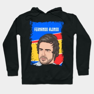 Fernando Alonso Illustration Tribute Hoodie